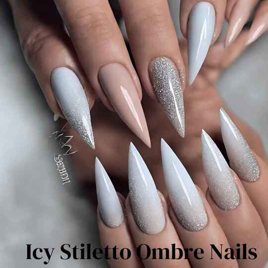 Stiletto Ombre Nails